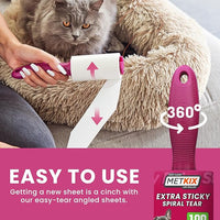 Lint Rollers for Pet Hair Extra Sticky, Special Cover Design, Pet Hair Remover, 400 Sheets