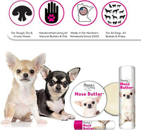 The Blissful Dog Smooth Coat Chihuahua Nose Butter for Dry, Cracked Skin, Lick-Safe Dog Nose Balm with Moisturizing Shea Butter, Almond, Olive, and Essential Oils, Pet Supplies, Uncented, 8 oz.
