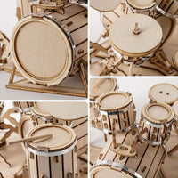 ROBOTIME Big Ben 3D wooden puzzle model with LED light - view 17