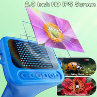 Odatay 1000X Digital Kids Microscope Kit with 12 Slides & 2" Screen - Navy Blue - image 2