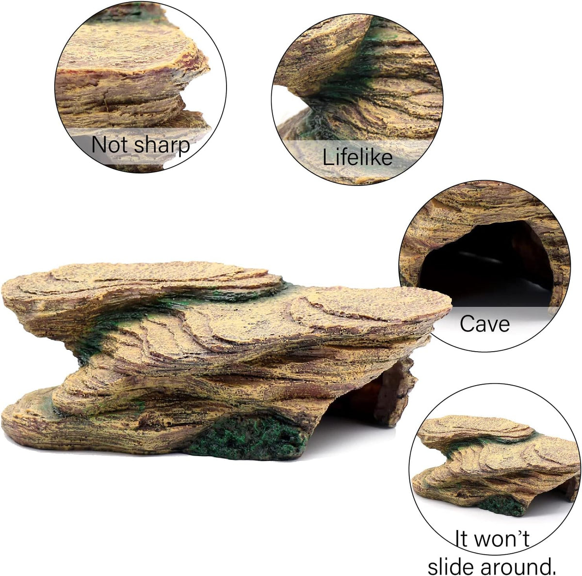 Gecko Hide Shale Scape Step Ledge - Medium-12*6*4 - image 3