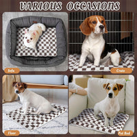 2 Pack Self Warming Cat Dog Bed Pad - Dark Brown / 21" X 14" / Plaid - image 3