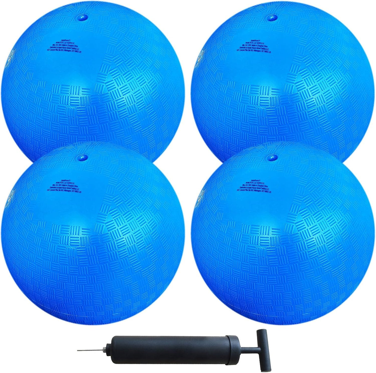 AppleRound 8.5-inch Dodgeball Playground Balls - Blue