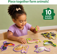 Skillmatics Step by Step Jigsaw Puzzles, Toddler Toys & Games - 1. Farm Animals - image 2