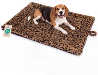 Self Warming Cat Pad for Cats and Dogs - 30 x 24 inch / Brown/Black