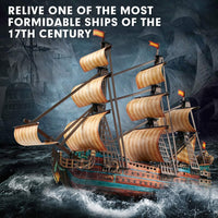 CubicFun Titanic 3D Model Ship Puzzle with LED Lights - Ship of San Felipe - image 2