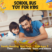 Toysery Yellow School Bus for Boys and Girls 3 Years Old and Above – Fun for Kids & Family - image 3
