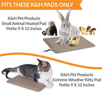 K&H PET PRODUCTS Small Animal Heated Pad Deluxe Replacement Cover - Petite 9 X 12 Inches (Pack of 2) - image 3
