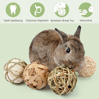 andwe Small Animals Play Activity Balls Rolling Chew Toys – Essentials for Small Pets - Pack of 6 - image 4