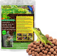 10LBS Organic Expanded Clay Balls Terrarium Substrate for Reptiles – Daily Care for Reptiles And Amphibians - 6LB