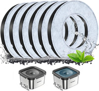 All Stainless Steel Dog Water Bowl No Spill - Snow white / 6 Packs