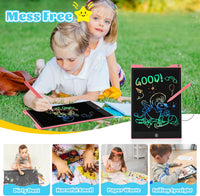 EooCoo Kids LCD Writing Tablet, Stocking Stuffers for Toddler - 12”pink&blue - image 3