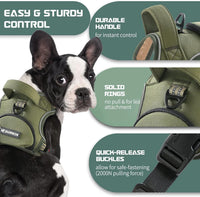 No Pull Dog Harness for Medium Dogs - Army Green / L - image 4