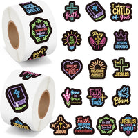 BeYumi Halloween Neon Christian Sticker - Neon Christian