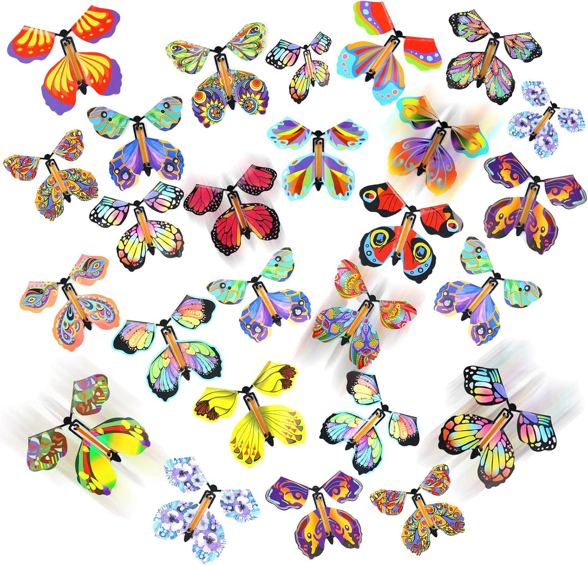 LOMIMOS 20PCS Flying Butterfly - 40pcs
