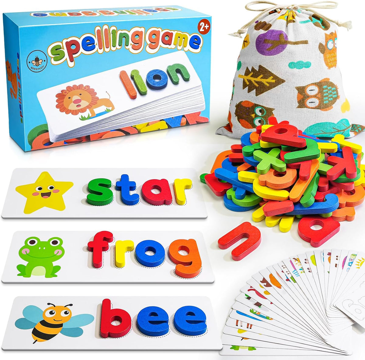 BEESTECH Alphabet ABC Learning Educational Toys for Toddlers – Fun for Kids & Family