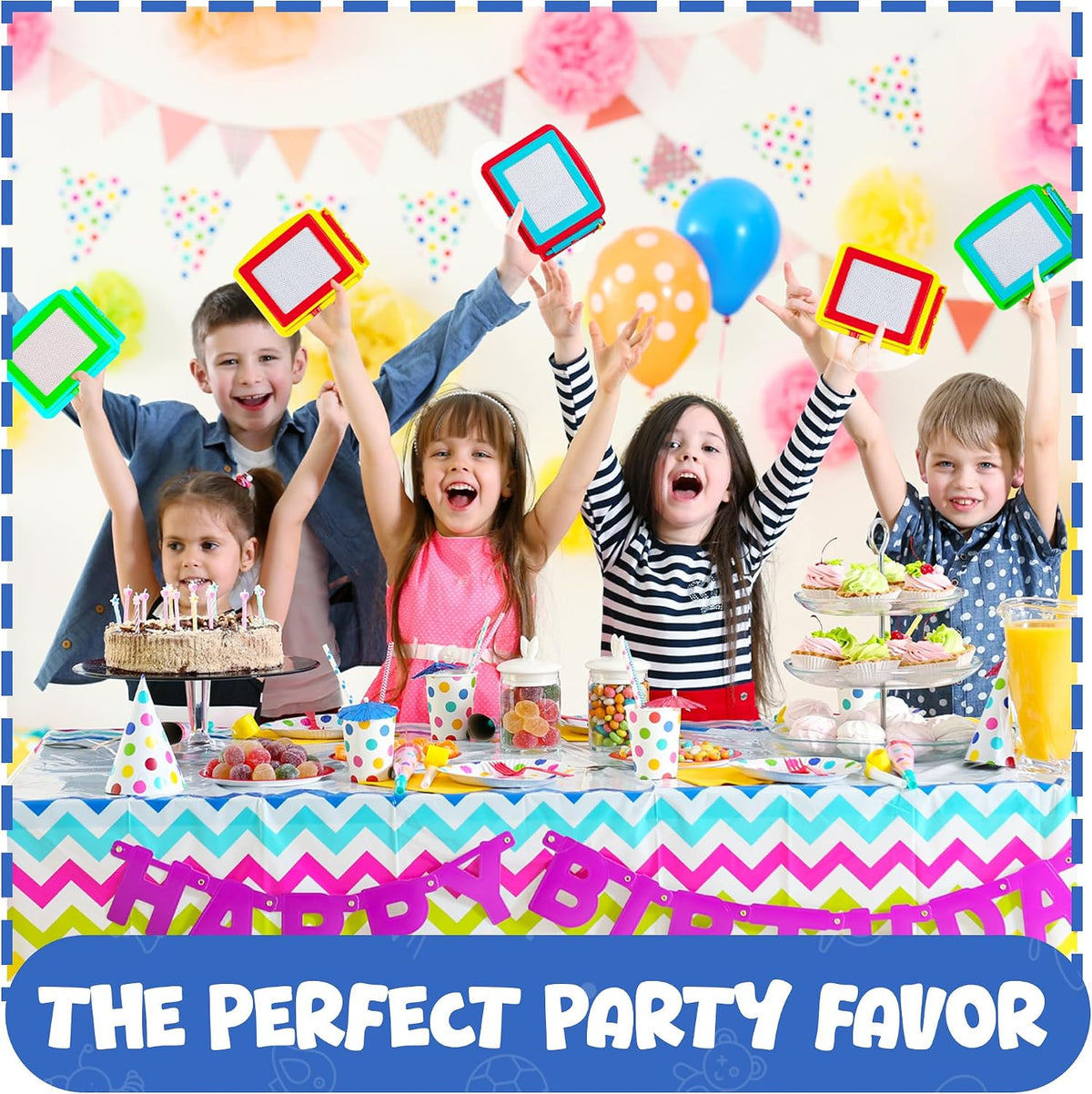 Magnetic Drawing Boards for Kids Erasable Sketch Tablets – Fun for Kids & Family - 6-Pcs - image 4