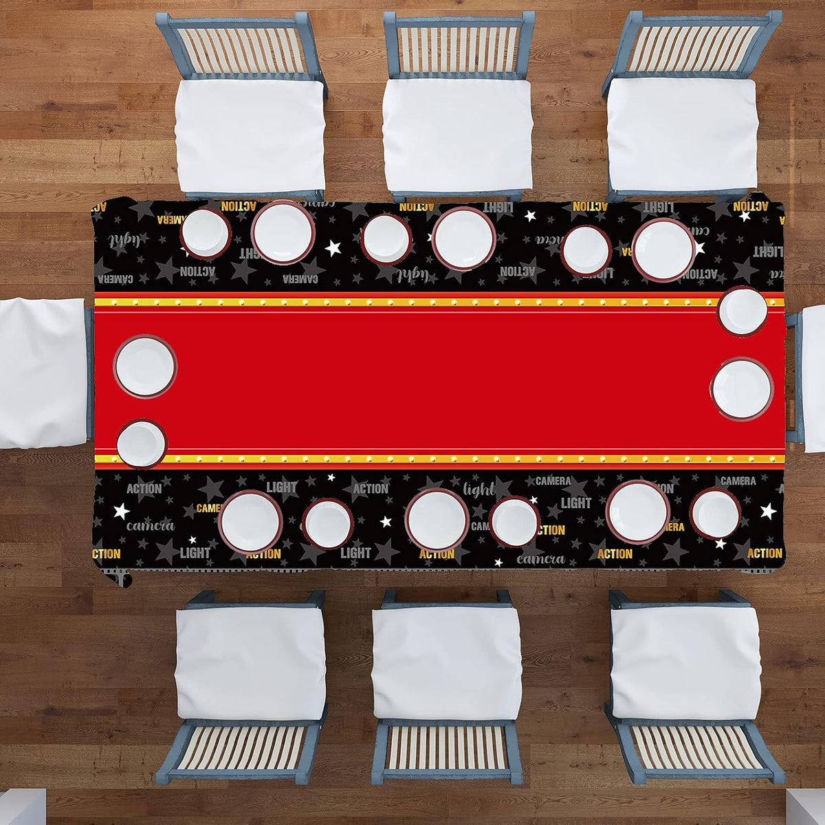 Irenare 1 Piece Cobblestone Stone Tablecloth - 3 / Movie Night - image 4