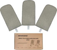 ROODO Pet Stroller Inner Pad for Exclusive Use,Original,Replaceable,Easy to Clean,Set of 3 pc(Khaki)