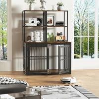 Large Dog Crate Furniture with Storage Heavy Duty Dog Crate Furniture Large Breed Extra Large Dogs Cage