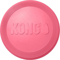 KONG Puppy Flyer, Soft Rubber Flying Disc Toy, for Small Puppies - Pink
