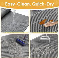 XXL Cat Litter Mat, Large Silicone Waterproof Mat - 1 Count (Pack of 1) / Pink - image 3