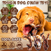 Dog Chew Toys for Aggressive Chewers 4 Pack - Large / Dog Chew Toys - image 2