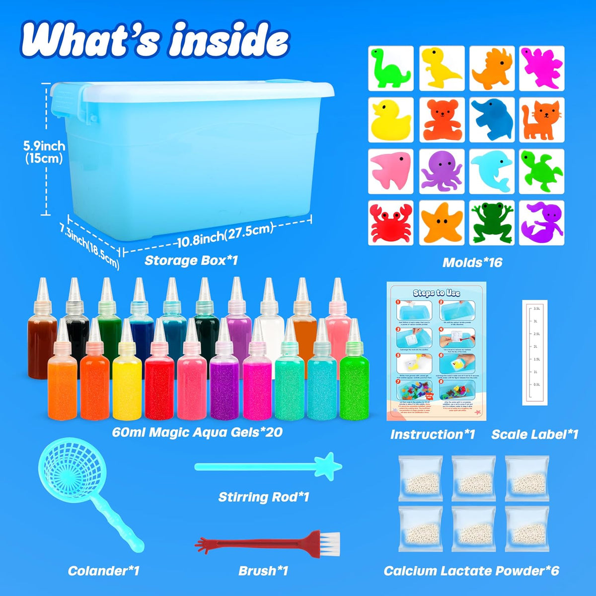 Mocoosy Magic Water Elf Toy Kit, Squishy Making Kit - image 2
