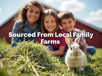 Blue Mountain Hay | Fresh 2nd Cutting Timothy Grass Hay (5 Pounds) | Soft & Leafy, Balanced Nutrition | High-Altitude Hay Pet Food for Adult Rabbits, Guinea Pigs, Chinchillas, and Other Small Pets