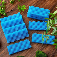 Maxcheck 10 Pack Compatible with 306/307 Blue Bio Sponge Value, Replacement Filter Media Sponge Pads for Aquarium