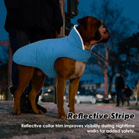 Waterproof Dog Winter Coat - Sky Blue / XS(Chest Girth:8.7-12.6") - image 4