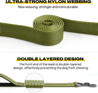 Fida Heavy Duty Dog Leash for Medium Large Dogs - 6 Feet (Pack of 1) / Green - image 3