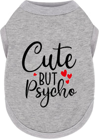 Expressive Cotton Dog Apparel: Soft - L-(15~23lb) | Chest(~20") / Grey