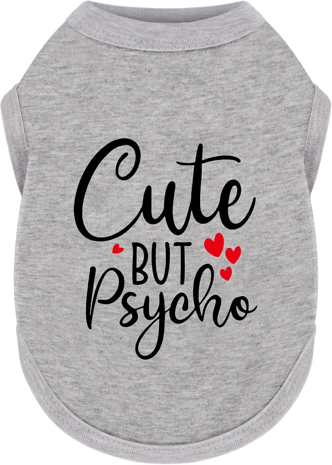 Expressive Cotton Dog Apparel: Soft - L-(15~23lb) | Chest(~20") / Grey