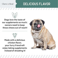 Glucosamine for Dogs Hip and Joint Supplement - 120 Soft Chews for Senior Dogs with Glucosamine, Chondroitin, MSM, Vitamin C, and Omegas - for Mobility, Cartilage, and Joint Health