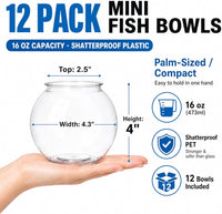 Okllen 12 Pack Plastic Ivy Bowls, Carnival Games, Candy - image 3