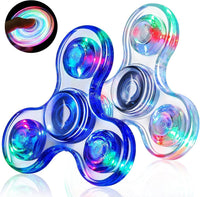 Gigilli Fidget Spinners for Kids 2 Pack - White&blue