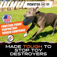 Monster K9 Aero Disc, Durable Rubber Dog Toy for Toughest Chewers, 8.25 in – Essentials for Dogs - image 2