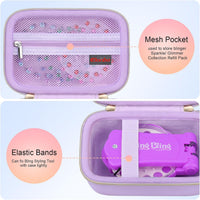 Elonbo pink carrying case for Blinger Diamond Starter Set with double zipper - view 5