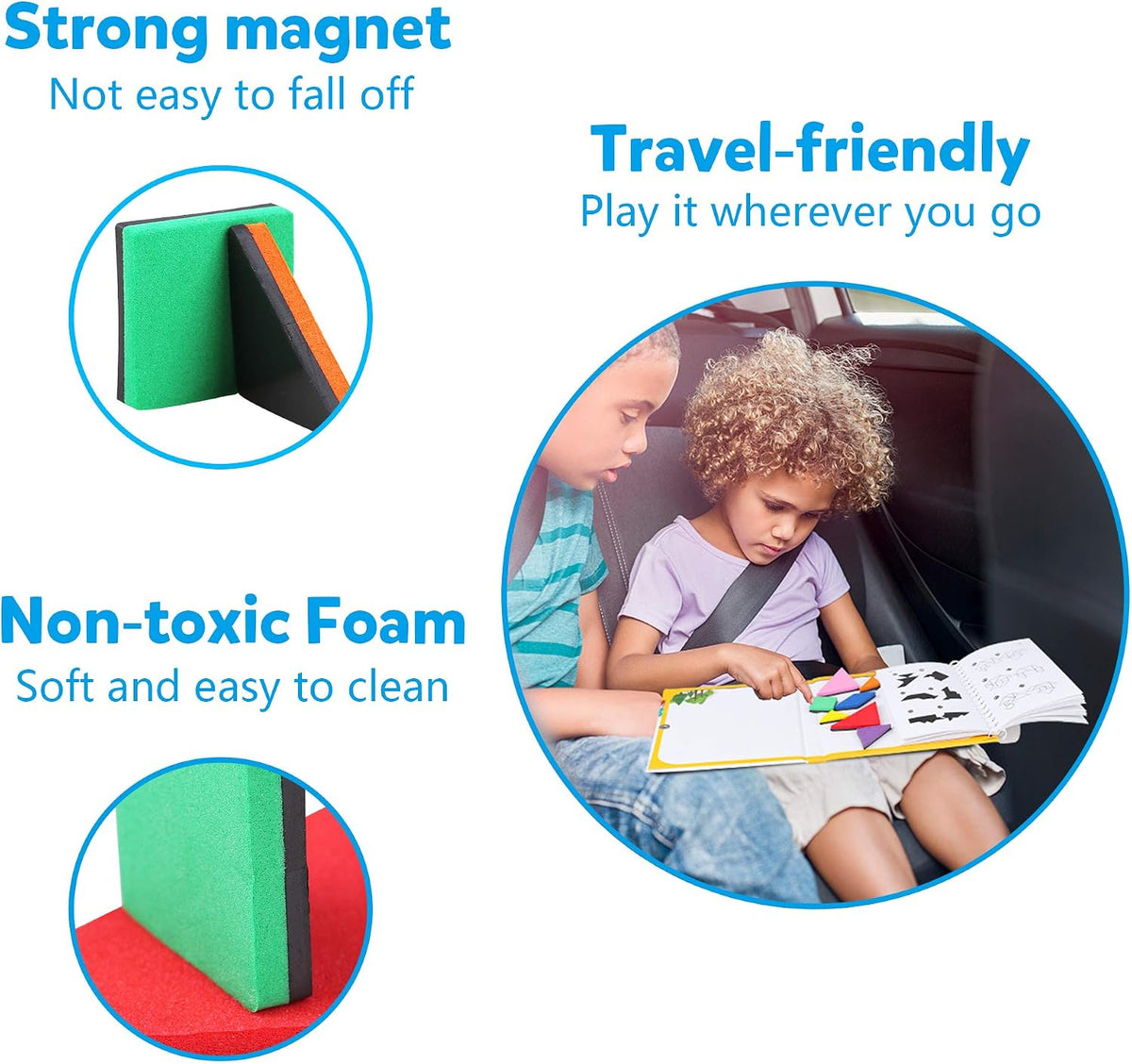 Vanmor Magnetic Tangram Puzzle for Kids - 240 Solution - image 4