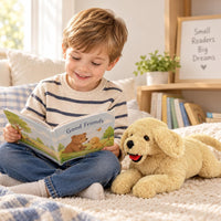 LotFancy Dog Stuffed Animals Plush - Gold Retriever Plush Toys / 21 inch (Pack of 3) - image 3