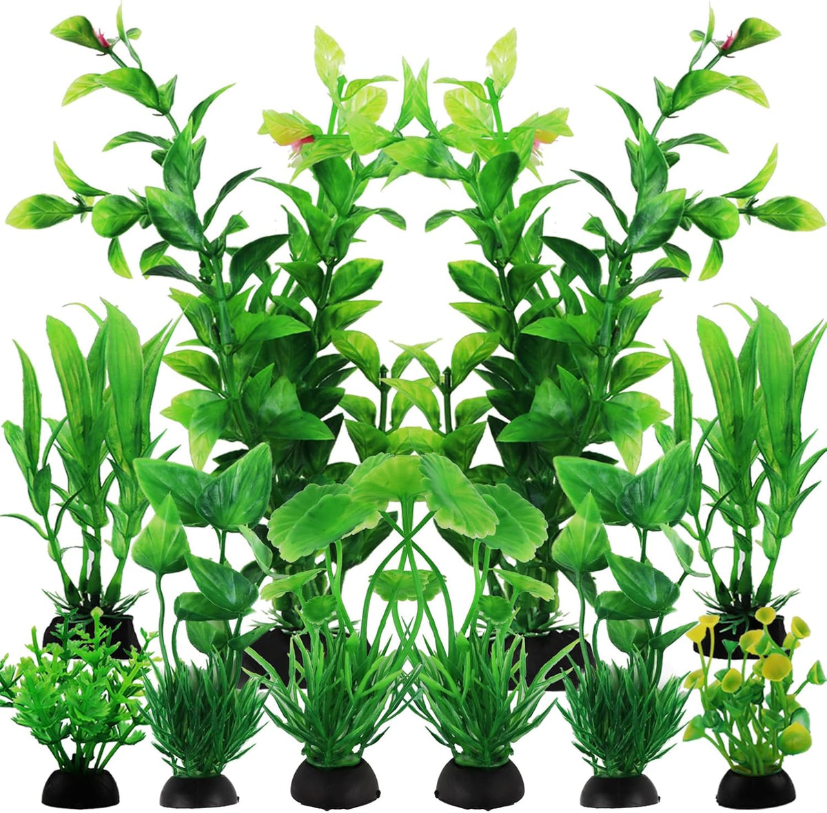 QUOZUO Fish Tank Accessories Aquarium Decorations Green Plants