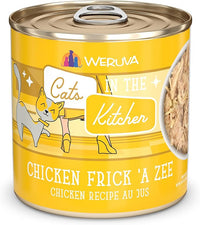 Weruva Cats in The Kitchen, Chicken Frick 'A Zee Wet Cat Food, 10oz Can (Pack of 12)