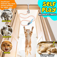 Automatic Interactive Cat Toy for Indoor Cats - Grey - image 3