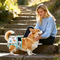 Washable Reusable Female Dog Diapers Small Medium Large Doggie Puppy - Animals / Large / 5 - image 2