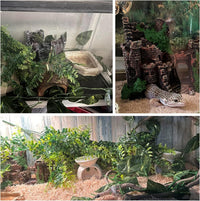 Tank Accessories for Bearded Dragon Include Resin Classical Castle - image 2