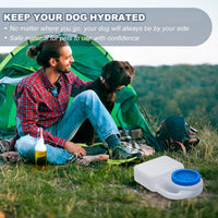 Ziliny 1 Pcs 3 Quart No Spill Dog Travel Water Bowl Portable for Car - 1 - image 4