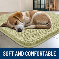 Smiry Dog Door Mat for Muddy Paws 30x20 - Classic Solid / Vanilla / 48"X30" - image 2