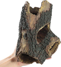 IBWell Aquarium Wood Fish Tank Decorations，Resin Fake Logs Terrarium - 8.3"*3.5"*15.9" - image 4