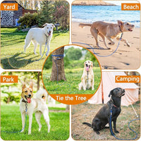XiaZ 30ft Tie Out Cable for Dogs, Dog Leads for Yard Chew Proof, Heavy Duty Pet Tie Out Cable for Large Dogs Up to 250lbs,Durable Dog Runner Tether Line for Outdoor,Yard